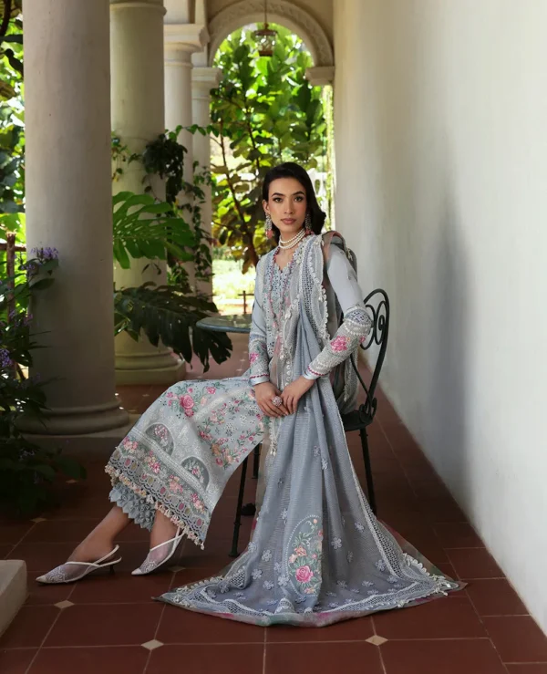 Republic Eid Luxury Lawn - D7-B - Hoor