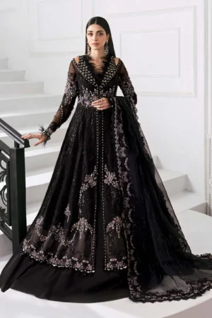 Maria B Embroidered Organza Suit | BD-3004