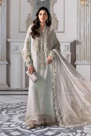 Maria B Embroidered Chiffon Suit | BD-3005