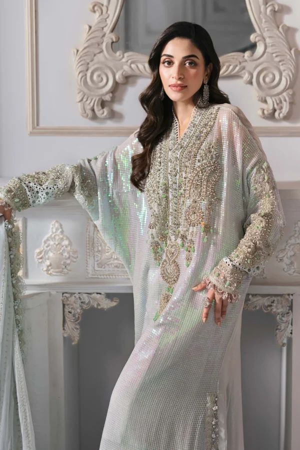 Maria B Embroidered Chiffon Suit | BD-3005