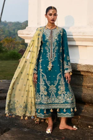 Hussain Rehar Luxury Lawn 25 - Eupic