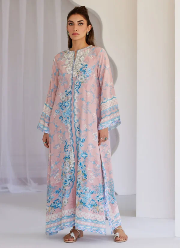 Farah Talib Aziz Tara Eid Luxe 25 - Petal Pink Kaftan