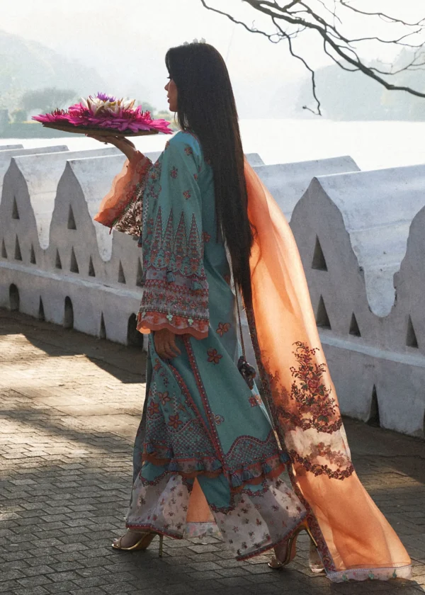 Hussain Rehar Luxury Lawn 25 - Malibu