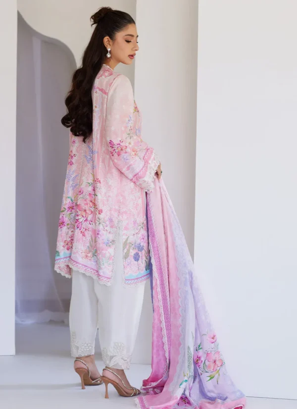Farah Talib Aziz Tara Eid Luxe 25 - Oddie Pink Shirt And Dupatta