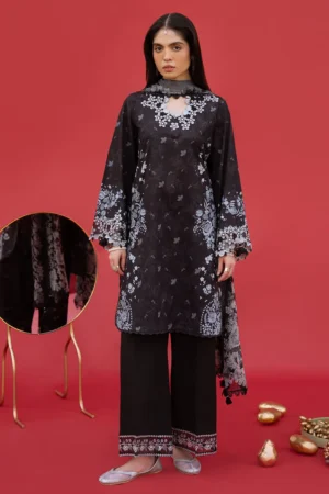 Cross Stitch Eid Lawn 25 - Raven Whisper