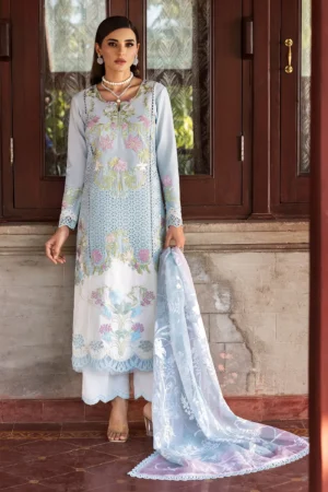 Saira Shakira Lawn 25 - Lotus Reverie 4-B