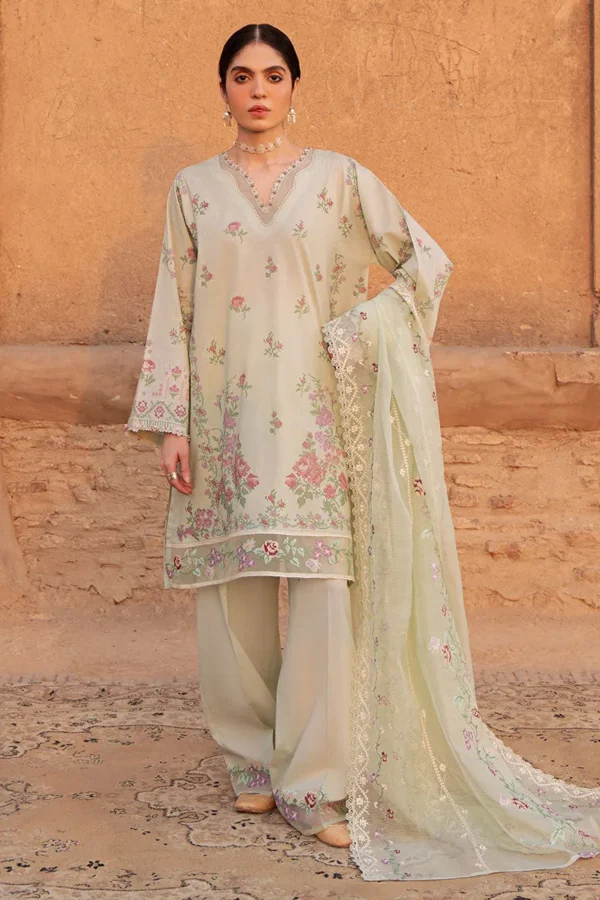 Cross Stitch Eid Lawn 25 - Citrine Aura