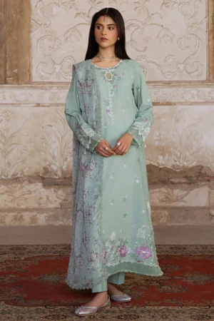 Cross Stitch Eid Lawn 25 - Sage Grace