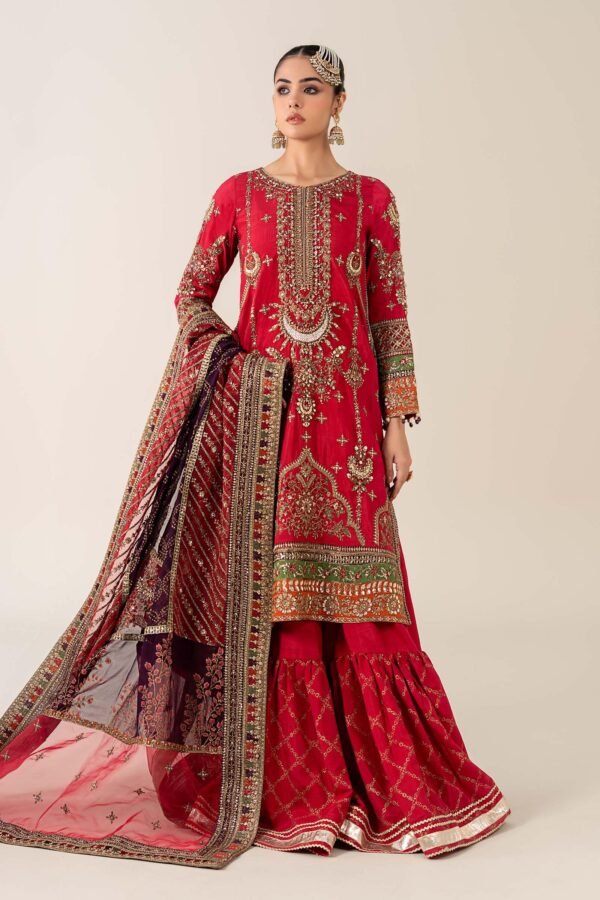 Maria B Luxury Formals | Bamber Raw Silk Suit