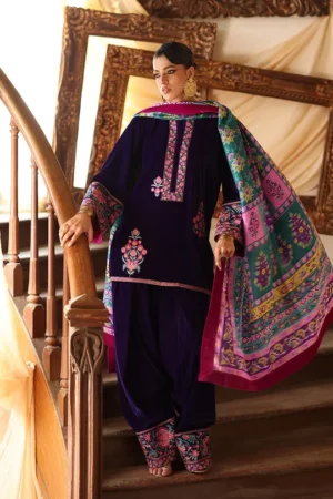 Zainab Chottani Velura Velvet Edit 25 - Saphir Farshi