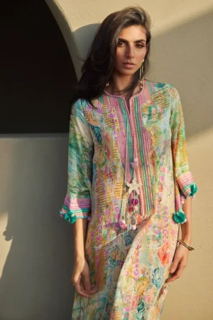 Farah Talib Aziz Laani Kaftan Edit - Riviera Rose