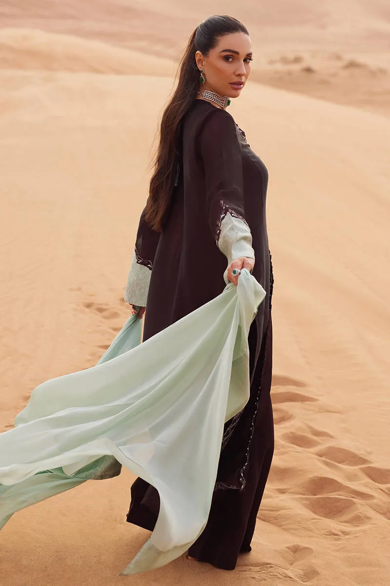 Zainab Salman Silk Solids 26 - Cocoa Dream