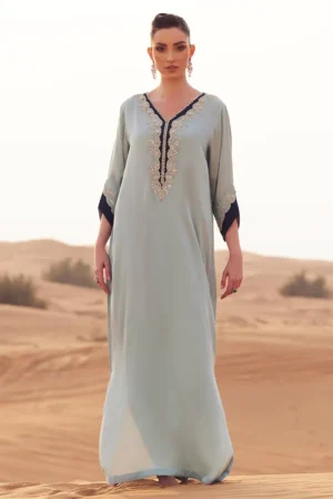 Zainab Salman Silk Solids 26 - Minty Bliss