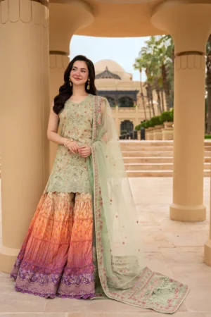 Faiza Saqlain Aya Luxury Lawn 26 - Eldira