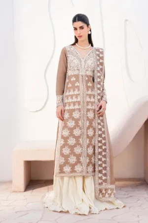 Saira Shakira Sia Luxury Pret - Latte Luster