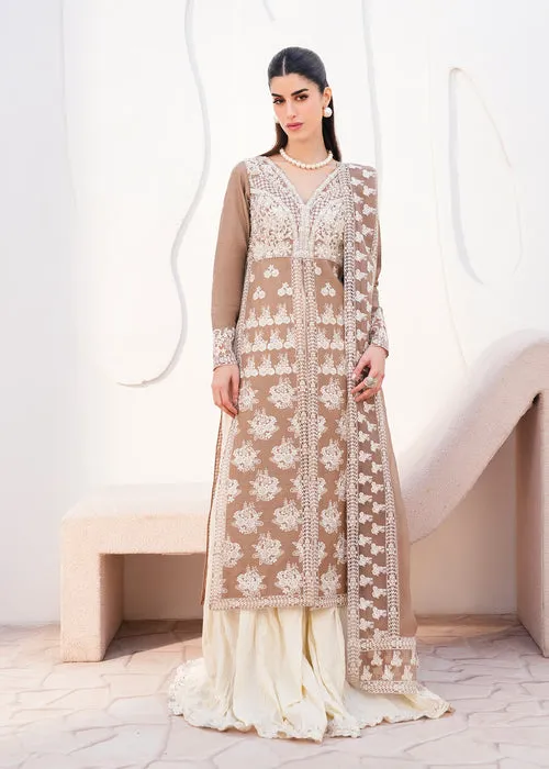 Saira Shakira Sia Luxury Pret - Latte Luster