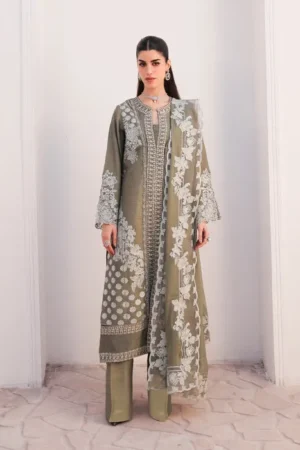 Saira Shakira Sia Luxury Pret - Ashen Aura