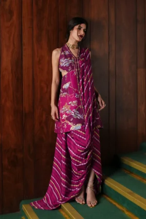 Crimson Eid Prints - Dilruba - Plum