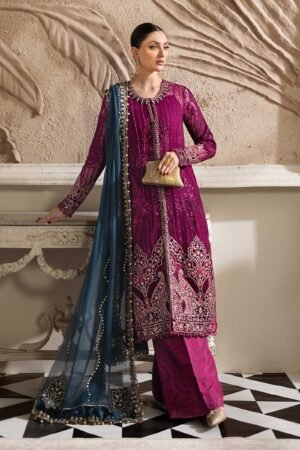 Maria B Embroidered Chiffon | MPC-25-102