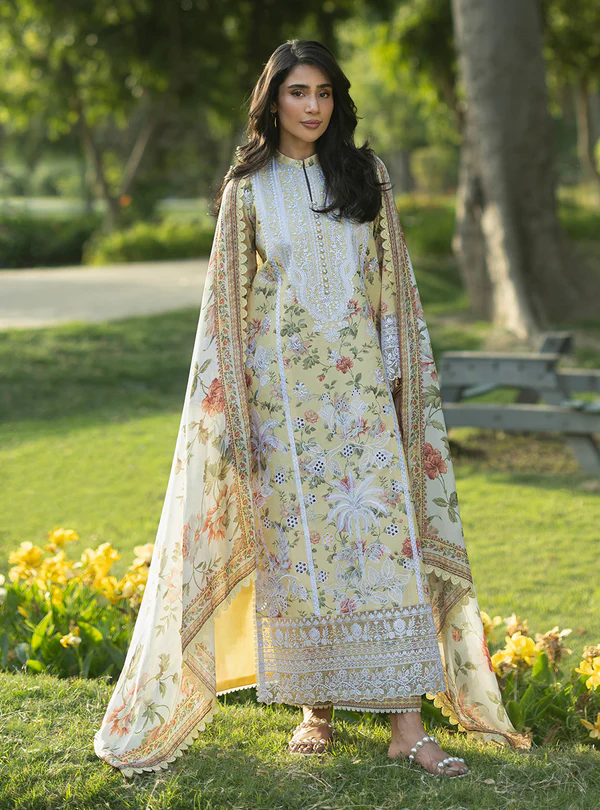 Zainab Chottani Luxe Lawn 26 - Dune - 12