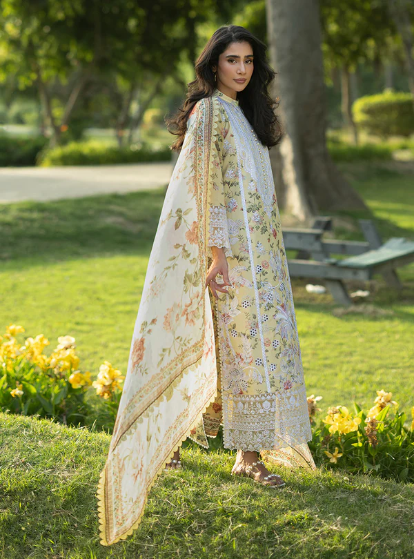 Zainab Chottani Luxe Lawn 26 - Dune - 12